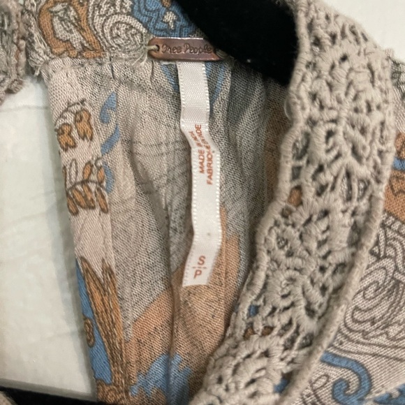 Free People | Sweet Thing Slip Tea Tunic Dress Boho Gypsy Vibes Size S - Picture 3 of 9